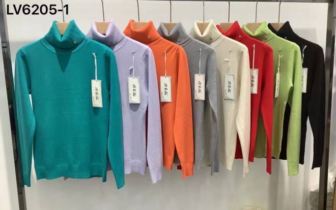 Sweter damskie LV6205-1 MIX KOLOR  S-XL