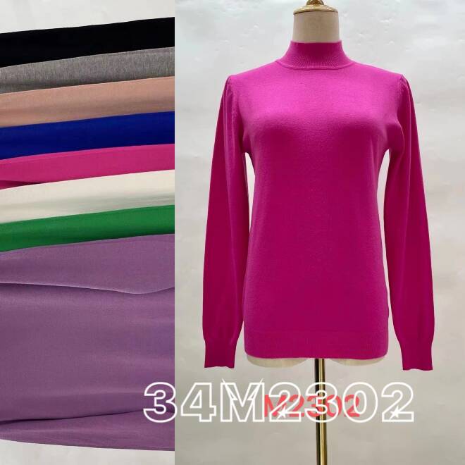 Sweter damskie M2302 MIX KOLOR  M-XL