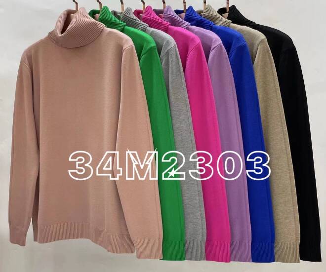 Sweter damskie M2303 MIX KOLOR  M-XL 1