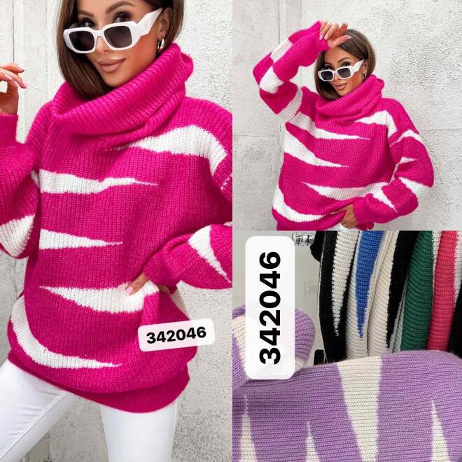 Sweter damskie 2046 MIX KOLOR  Standard 1