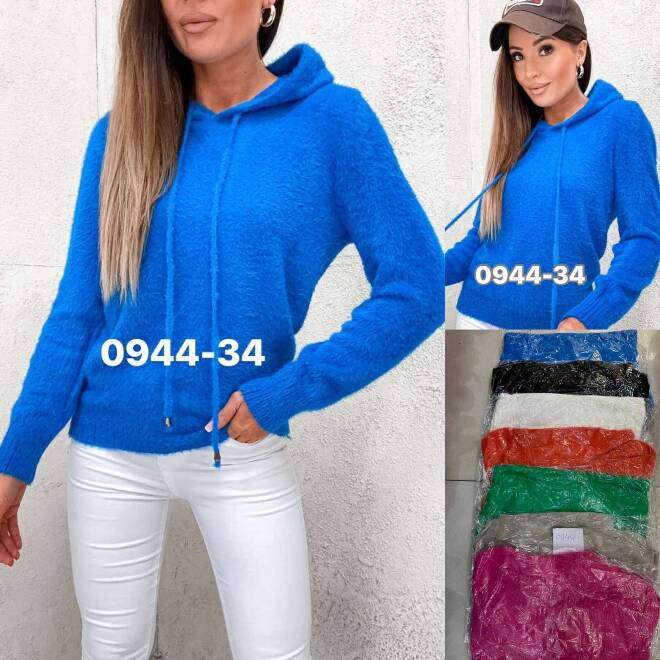 Sweter damskie 0944 MIX KOLOR  L-2XL 1
