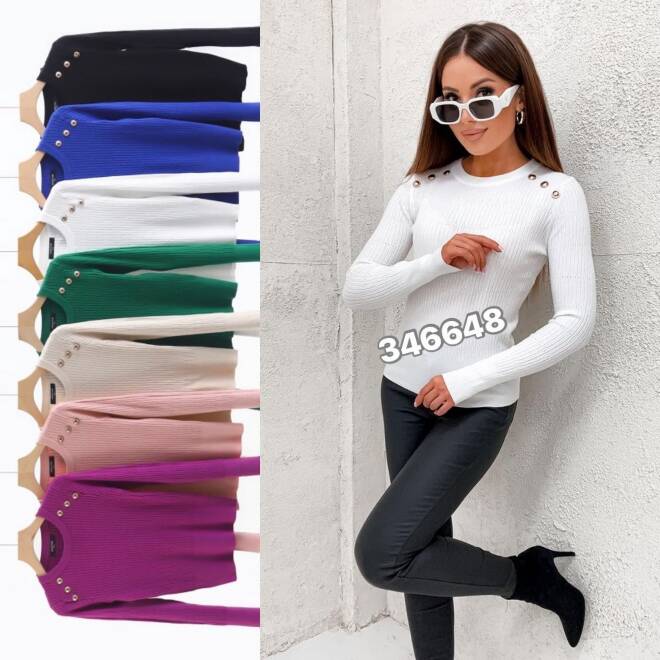 Sweter damskie 6648 MIX KOLOR  S/M-L/XL