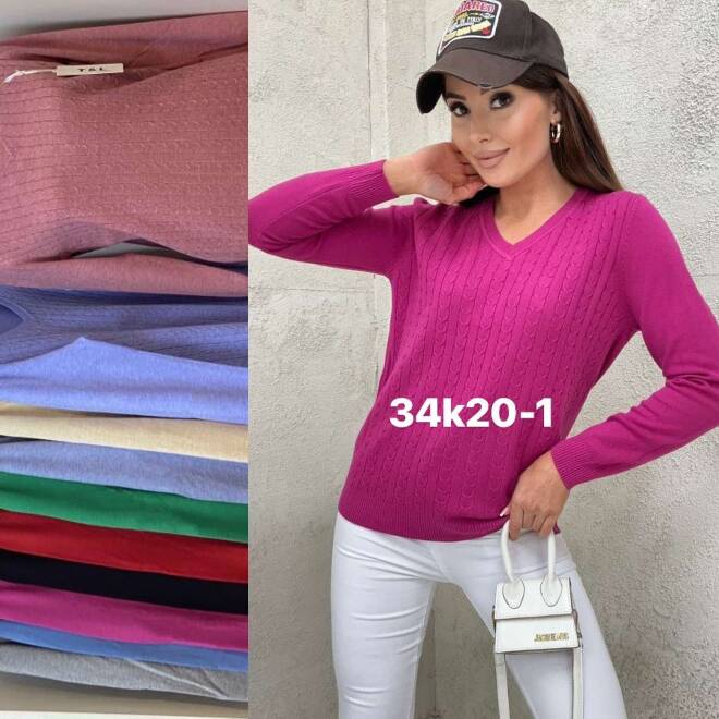 Sweter damskie K20-1 MIX KOLOR  L-2XL 1