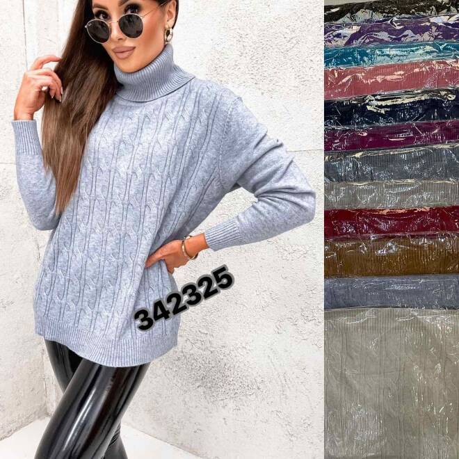 Sweter damskie 2325 MIX KOLOR  L-2XL