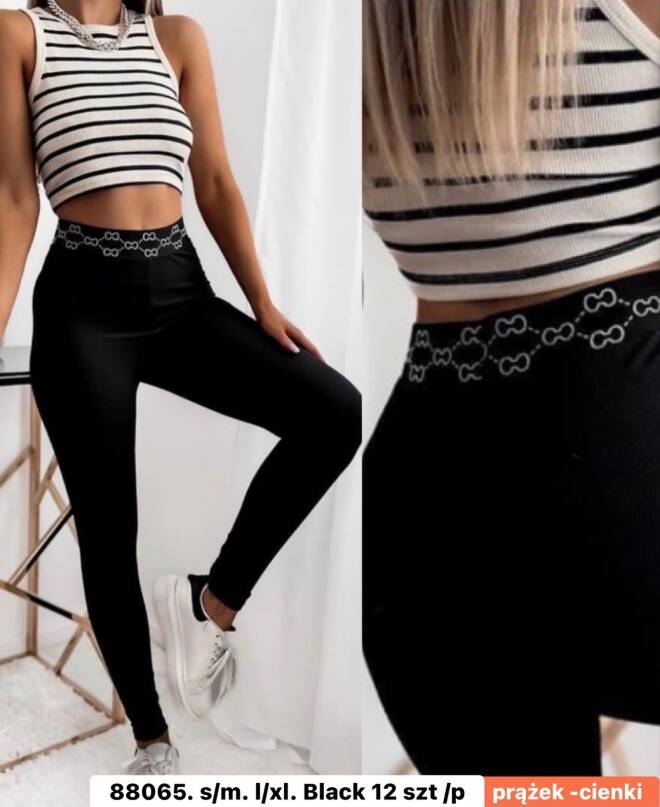 Leginsy damskie 88065 1 kolor  S/M-L/XL 1
