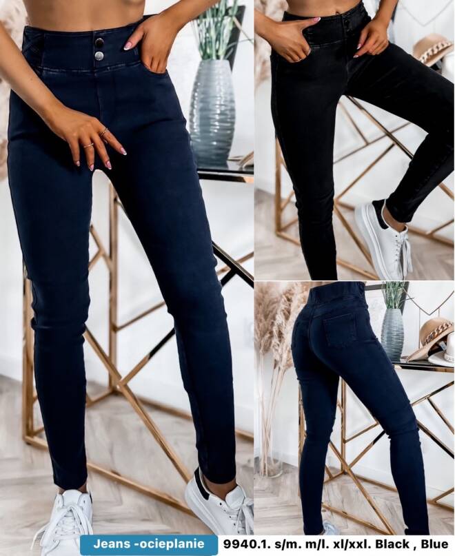 Jeansy damskie 9940 MIX KOLOR  S-2XL 1