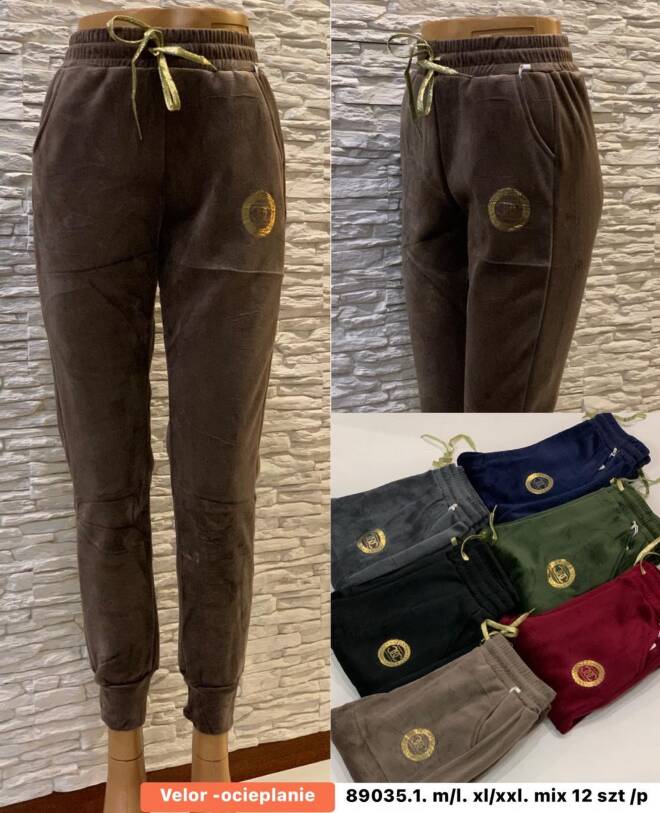 Spodnie dresowe damskie 89035 MIX KOLOR  M-2XL