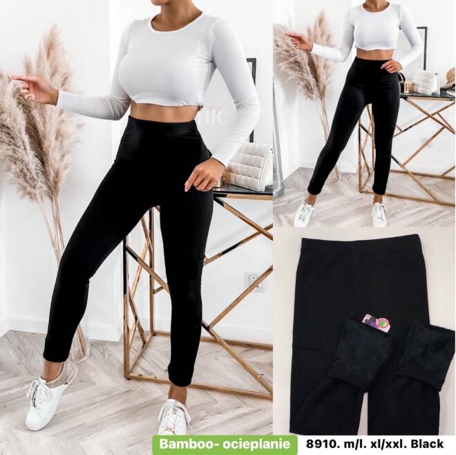 Leginsy damskie 8910 1 kolor  M-2XL 1