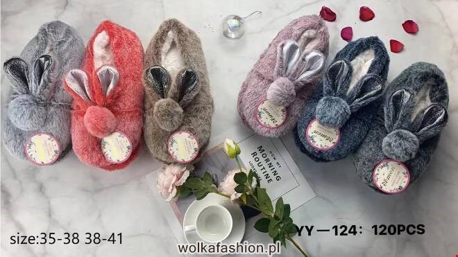 Kapcie damskie YY-124 MIX KOLOR  35-41