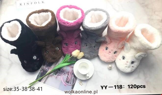 Kapcie damskie YY-118 MIX KOLOR  35-41