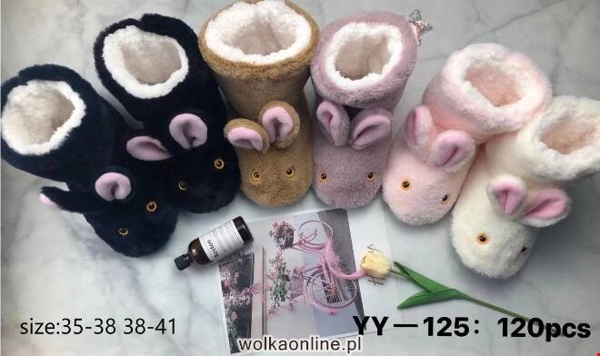 Kapcie damskie YY-126 MIX KOLOR  35-41