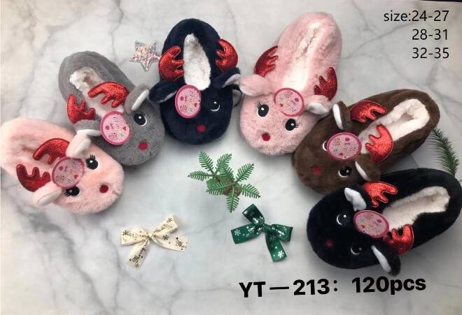 Kapcie dziecięce YT-213 MIX KOLOR  24-35 1