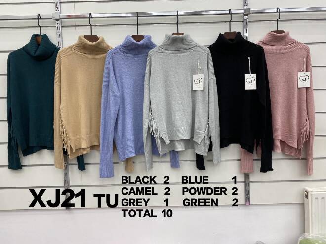Sweter damskie XJ21 MIX KOLOR  Standard