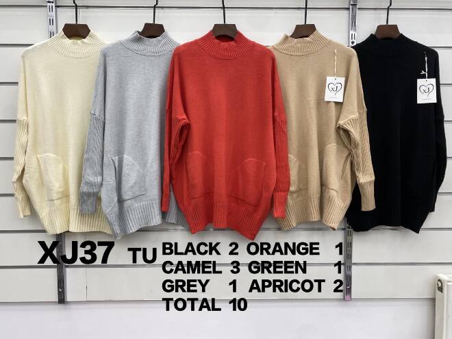Sweter damskie XJ37 MIX KOLOR  Standard