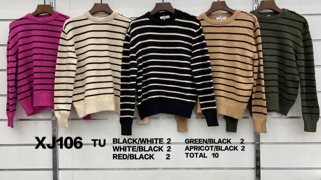 Sweter damskie XJ106 MIX KOLOR  Standard