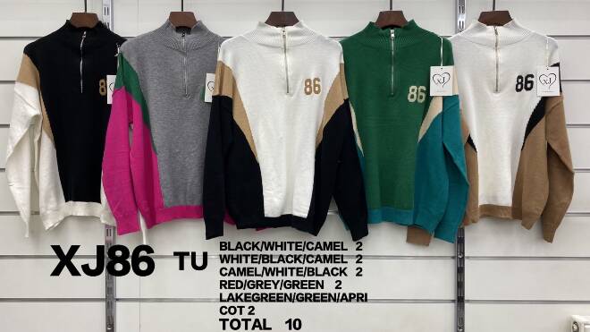 Sweter damskie XJ86 MIX KOLOR  Standard