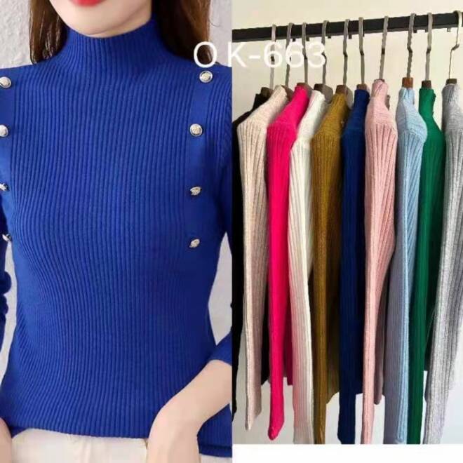 Sweter damskie OK-663 MIX KOLOR  Standard 1