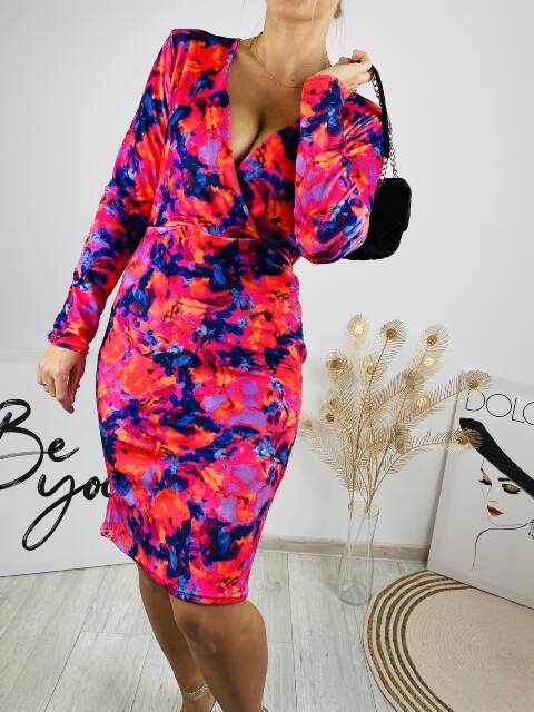 Sukienka damskie 9083 1 kolor S-XL (Towar Polskie)