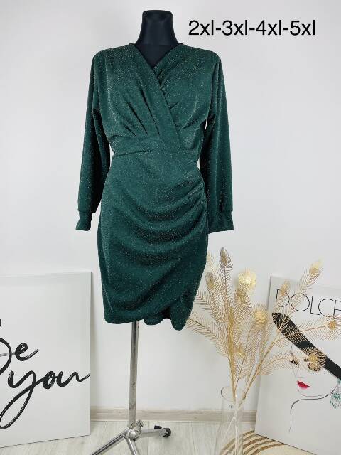 Sukienka damskie 9093 1 kolor 2XL-5XL (Towar Polskie)