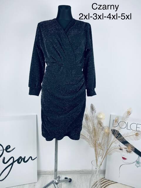 Sukienka damskie 9094 1 kolor 2XL-5XL (Towar Polskie)