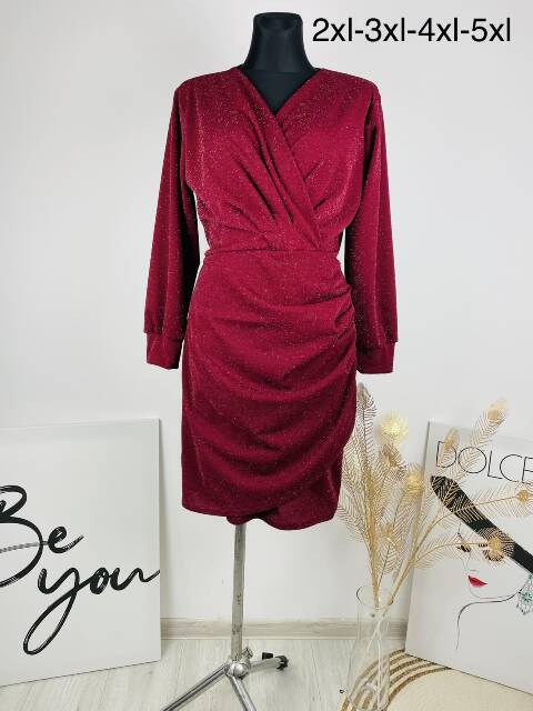 Sukienka damskie 9095 1 kolor 2XL-5XL (Towar Polskie) 1