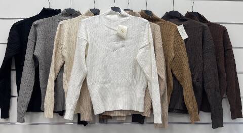 Sweter damskie 9147 Mix kolor Standard (Towar Włoskie) 1