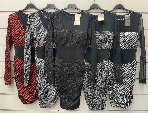 Sukienka damskie 9149 Mix kolor Standard (Towar Włoskie) 1