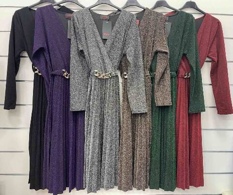 Sukienka damskie 9150 Mix kolor Standard (Towar Włoskie) 1