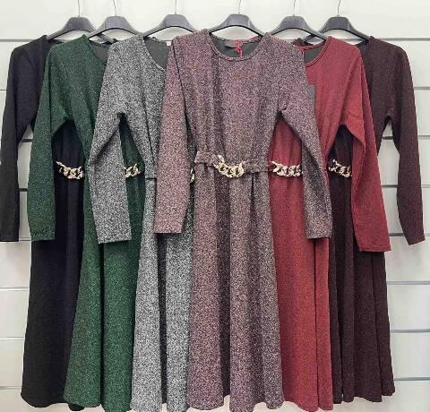 Sukienka damskie 9161 Mix kolor Standard (Towar Włoskie)