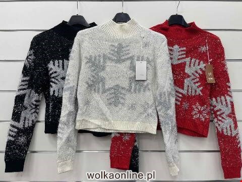 Sweter damskie 9166 Mix kolor Standard (Towar Włoskie)