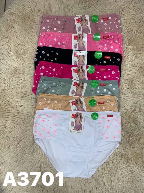 Majtki damskie A3701 Mix kolor XL-3XL