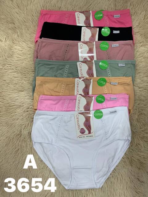 Majtki damskie A3654 Mix kolor XL-3XL