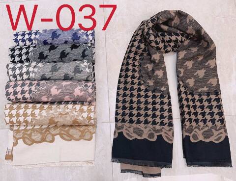 Szaliki damskie W-037 Mix kolor Standard