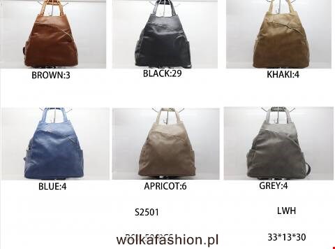 Plecak damskie S2501 Mix kolor Standard