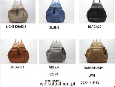 Plecak damskie S2399 Mix kolor Standard