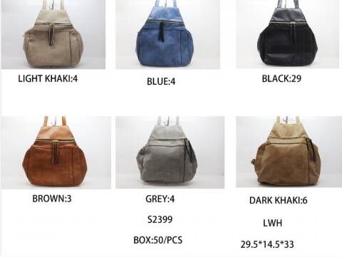 Plecak damskie S2399 Mix kolor Standard 1