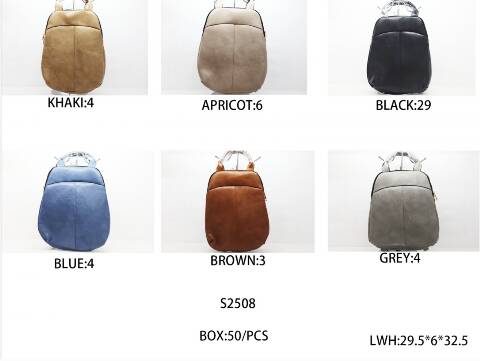 Plecak damskie S2508 Mix kolor Standard