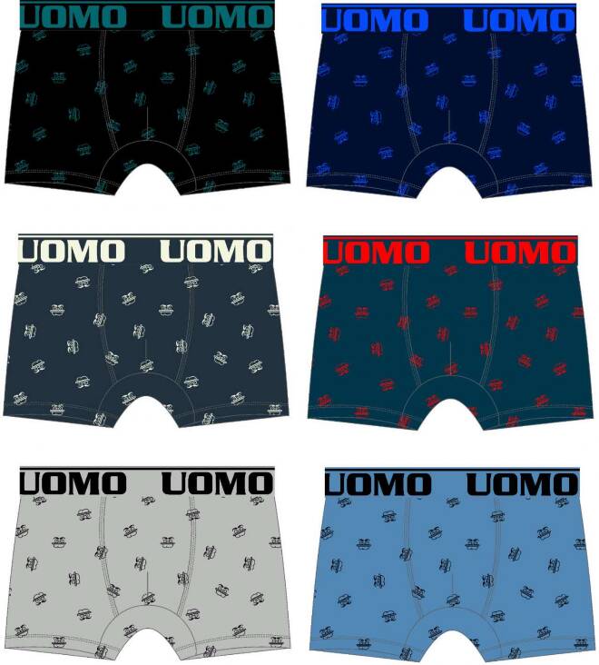 Bokserki męskie 9409 MIX KOLOR  M-2XL