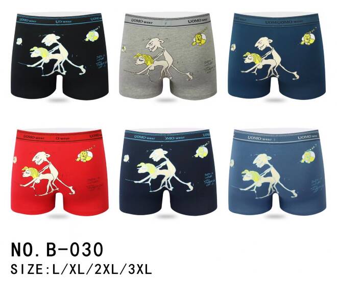 Bokserki męskie B-030 MIX KOLOR  L-3XL 1