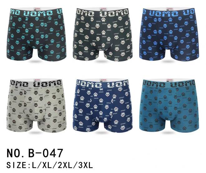 Bokserki męskie B-047 MIX KOLOR  L-3XL