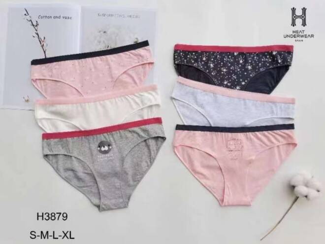 Majtki damskie H3879 MIX KOLOR  S/M-L/XL