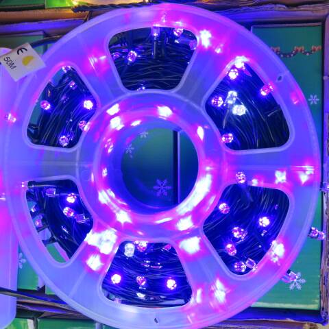 Lampki led 9487 1 kolor 50m-500led 1