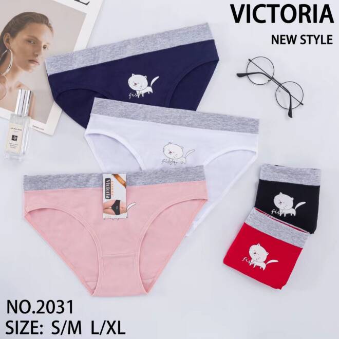 Majtki damskie 2031 MIX KOLOR  S/M-L/XL 1