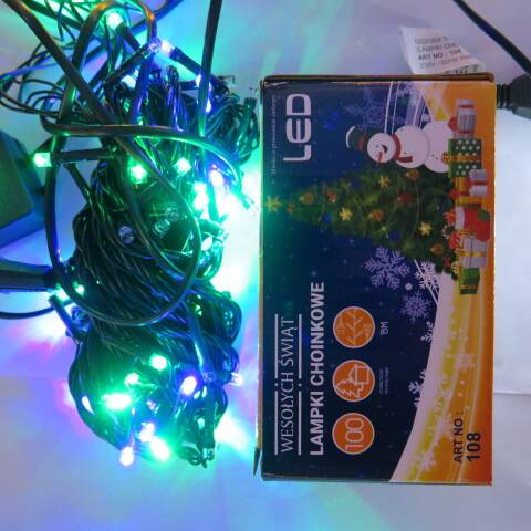 Lampki led 9499 1 kolor 8m-100led 1