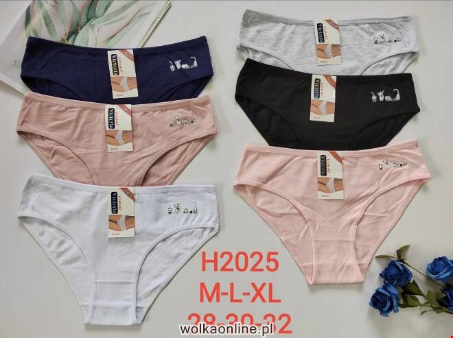 Majtki damskie H2025 MIX KOLOR  M-XL