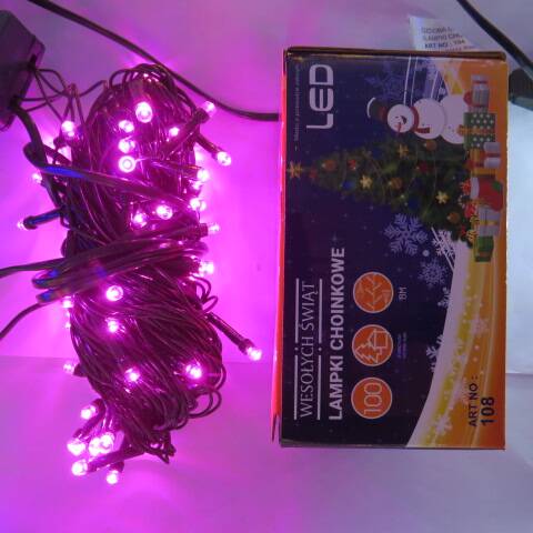 Lampki led 9501 1 kolor 8m-100led