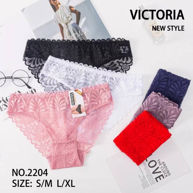 Majtki damskie 2204 MIX KOLOR  S/M-L/XL 1