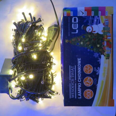 Lampki led 9506 1 kolor 16m-200led