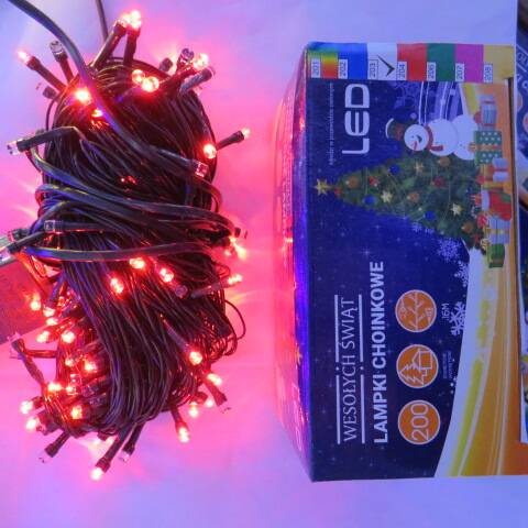 Lampki led 9508 1 kolor 16m-200led 1