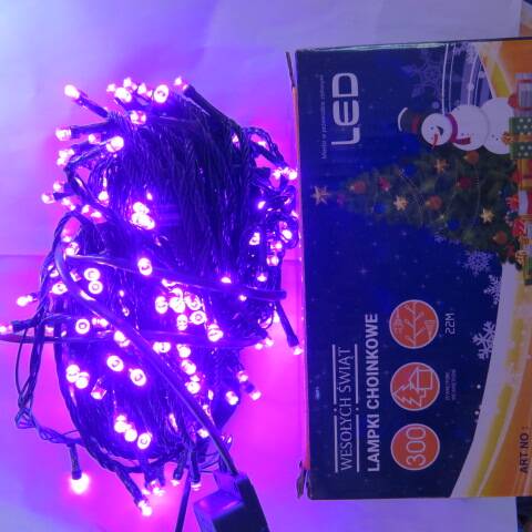 Lampki led 9517 1 kolor 22m-300led
